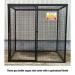 Gas Cylinder Cage with Mesh Base -h 1800 X W 1800 X D 1200 mm - Galvanised Steel 435183