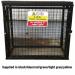 Gas Cylinder Cage with One Full Shelf -h 900 X W 1000 X D 600 mm - Powder Coated - Green 435285