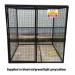 Gas Cylinder Cage with One Full Shelf -h 1800 X W 1800 X D 1800 mm - Powder Coated - Yellow 435316