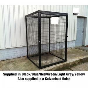 Defender Cage With Mesh Base - H1800 X W1200 X D1200mm - Powder Coated