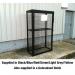 Defender Cage with Mesh Base & 1 Full Shelf -h 1700 X W 1000 X D 500 mm - Powder Coated Light Grey 435364