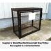 Defender Cage with Mesh Base & One Fullshelf - H 900 X W 1000 X D 500 mm - Powder Coated Red 435405