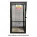 Gas Cylinder Cage with Mesh Base & Onefull Shelf - H 1800 X W 900 X D 900 mm - Galvanised Steel 435454