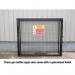 Gas Cylinder Cage with Mesh Base & Onefull Shelf - H 1400 X W 1650 X D 500 mm - Galvanised Steel 435455