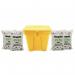 110 Litre Storage Container+ 4 25 Kg Bags White De-icing Salt 435461