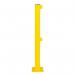 Black Bull Md Railing System - End Post 1,000 Mmh- Outdoor Use - Hotdip Galv + Pcoated - Yellow 435530