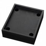 Black Bull Flex Md Railing System - Shock Absorber Pads - 50 X 160 X 140mm Black 435543