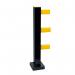 Black Bull Flex Impact Protection Hybrid Endpost Steel 1000 Mmh Outdoor Hotdip Galv + Pcoated Black 435583
