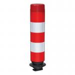 Traffic-line Flexible Post Off-highway- 460 Mmh - Reflective Sleeve - Redwhite - No Base 435605