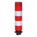 Traffic-line Flexible Post Off-highway- 460 Mmh - Reflective Sleeve - Redwhite - No Base 435605