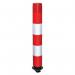 Traffic-line Flexible Post Off-highway- 760 Mmh - Reflective Sleeve - Redwhite - No Base 435607