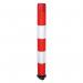 Traffic-line Flexible Post Off-highway- 1,000 Mmh - Reflective Sleeve - Redwhite - No Base 435609