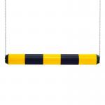 Traffic-line Height Restrictor Plastic Withsuspension Chains 100 Mmøx 1000 Mml Yellowblack Bands 435611