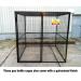 Gas Cylinder Cage with Double Doorsh 1880 X W 2000 X D 2000 - Galvanised Steel 435627