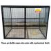 Gas Cylinder Cage with Double Doorsh 1800 X W 2400 X D 1800 - Galvanised Steel 435628