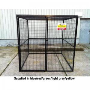 Gas Cylinder Cage With Double Doors H1880 X W2000 X D2000 - Powder