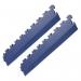 Ecotile Interlocking Edge Ramp X-joint 7 H X 497 W X 90 D mm Per 1 Linear Metre Blue 435661