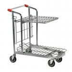 Nestable Stock Trolleywith Folding Shelf 435668