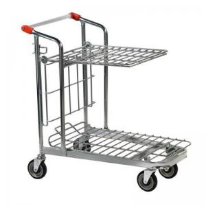 Nestable Stock Trolley With Folding Shelf 435668