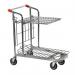 Nestable Stock Trolleywith Folding Shelf 435668