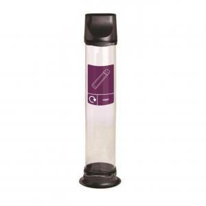 15 Litre Disposable Vape Recycling Bin, Black 435672