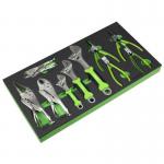 Adjustable Wrench &pliers Set with Tool Tray 10 Pc 435673