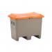 Grit Bin Grp 200 l Greyorangelid with Forklift Pockets 435681