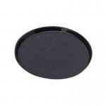 Serving Tray Round Polycarbonateh 22 X D 355 mm Brown 435694