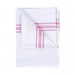 2 Work Cotton Tea Towel 450 X 740 mm White (pack of 10) 435696