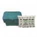 115 l Stackable Grit Binforest Green + 4 X 25 Kg White Salt 435713