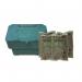 115 l Stackable Grit Binforest Green + 4 X 25 Kg Brown Salt 435714