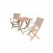 London Bistro Settwo Folding Armchairs - Rope Material 435846
