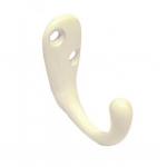 White Wardrobe Hook Pack of 20 436154