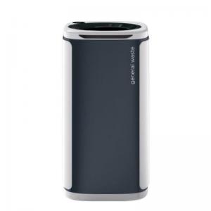 60 Litre Executive Recycling Bin, Single Black Round Aperture 436170