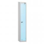 1 Tier - Steel Locker Sloping Top - Cam Lock - H 1950 X W 300 X D 450 436199