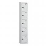 5 Tier - Steel Locker Sloping Top - Cam Lock - H 1950 X W 300 X D 450 436242