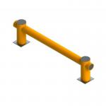 Rack End Barrier - Single- 2400 mm Width - Safety Yellow 436291