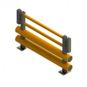 Pedestrian Bumper Barrier - Double Bumper - 3400mm Width - Safety