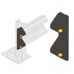 Armco Safety End - Black 436325