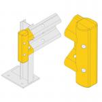 Armco Pedestriansafety End - Yellow 436330