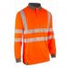 Envirowear Recyclablehi-vis Long Sleeve Polo Shirt Or Xl 436380