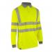 Envirowear Recyclablehi-vis Long Sleeve Polo Shirt Sy m 436386
