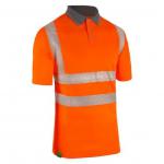 Envirowear Recyclablehi-vis Polo Shirt Or 4 Xl 436391