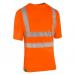 Envirowear Recyclablehi-vis T-shirt Or m 436426