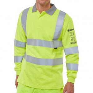 Arc Compliant Sat Yellow Polo Lge 436493