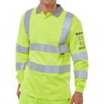 Arc Compliant Sat Yellow Polo Sml 436495