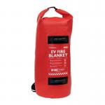 Firechief Lithshield Light Evfire Blanket 6.0 m X 8.0 m with Red Backpack 436587