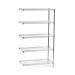 Eclipse Chrome Wire 5 Tier Staticadd-on Unit 1820 H X 915 W X 610 D mm 436704