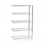 Eclipse Perma Plus Wire 5 Shelf Add on Unit 1820 H X 1070 W X 355 D mm 436800