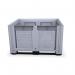 Vented Plastic Box Pallet 770 H X 1000 W X 1200 D mm - Grey 436822